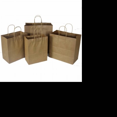 Takeaway Package Kraft Paper Bag With Handle