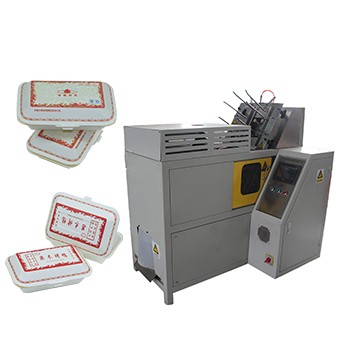 Paper food box machine for hamburger box