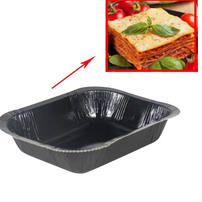 Square PET coated paper food tray